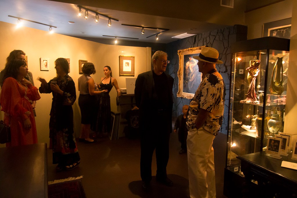 Taking In The Exhibit